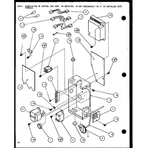 Diagram 1 Diagram and Parts List for GCI045B25B P9898201F Amana Furnace