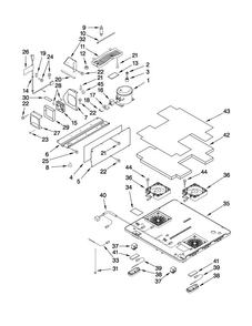 Unit Parts Diagram and Parts List for JUD248RCRS00  Jenn-Air Refrigerator