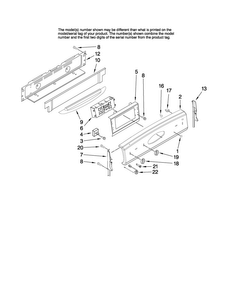 Part Location Diagram of 5702M703-70 Whirlpool SHIELD, HEAT VISOR (BLACK)