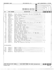 Unit Compartment And System Page 3 Diagram and Parts List for 24894A-OA  Admiral Refrigerator