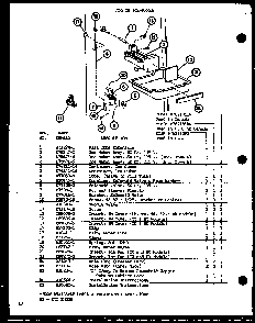 Section 10 Diagram and Parts List for BX20K-P7812503W  Amana Refrigerator