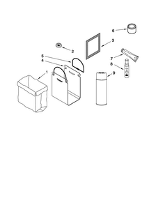 Accessory Parts Diagram and Parts List for TC707S3  Jenn-Air Trash Compactor