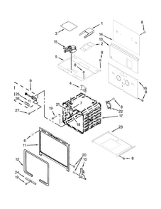 Oven Parts Diagram and Parts List for JDRP436WP02  Jenn-Air Range