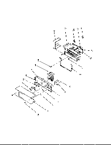 Ice Maker Parts Diagram and Parts List for 2599A-P1190419WL  Amana Refrigerator