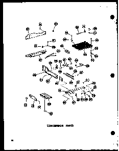Condensor Parts Diagram and Parts List for SD19W-C-P60340-36WC  Amana Refrigerator