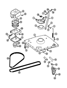 Part Location Diagram of 052734 Whirlpool HEX NUT