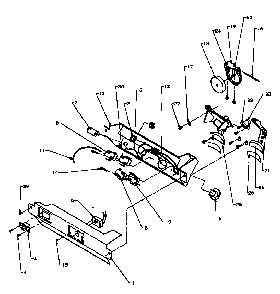 Ice And Water Cavity Diagram and Parts List for SXD25AL-P1162436WL  Amana Refrigerator