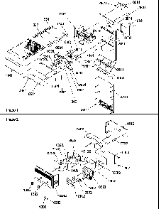 Ice Maker/control Assy Diagram and Parts List for SRD520SW-P1186302WW  Amana Refrigerator
