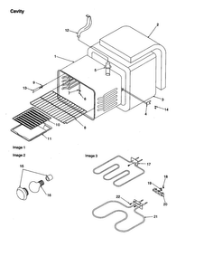 Cavity Diagram and Parts List for ART6002L-P1143686NL  Amana Range