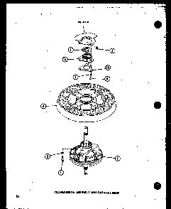 Section 15 Diagram and Parts List for TAA200 P75751-8W Amana Washer