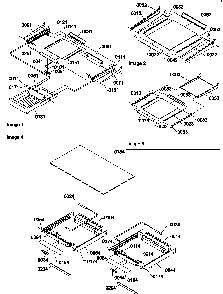 Shelving Assemblies Diagram and Parts List for TS19TE-P1306301WE  Amana Refrigerator