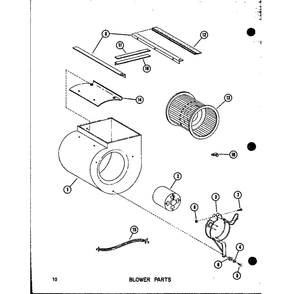 Part Location Diagram of B9251201 Whirlpool Blower angle