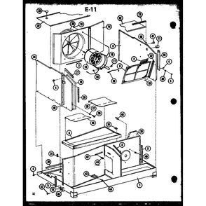 Diagram 7 Diagram and Parts List for 912-3E50A P68412-6R Amana Air Conditioner