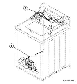 Part Location Diagram of 210061 Maytag Wire assembly