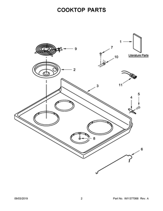Part Location Diagram of W11328418 Whirlpool HARNS-WIRE