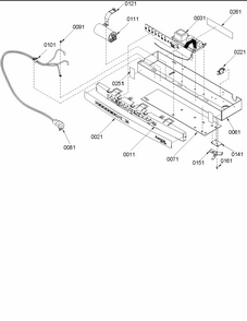 Control Assembly Diagram and Parts List for 10M12TA-P1230806R  Amana Air Conditioner