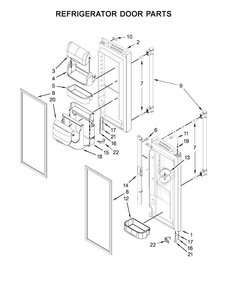 Part Location Diagram of W10918008 Whirlpool CLOSER