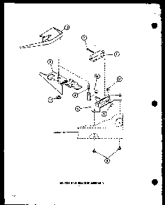 Section 3 Diagram and Parts List for LW1502 P7762132W W Amana Washer