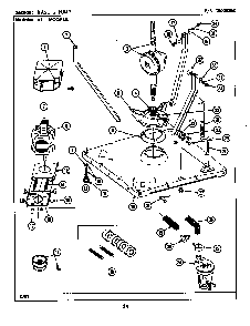 Base & Pump Diagram and Parts List for LSE9900AFE  Maytag Washer Dryer Combo