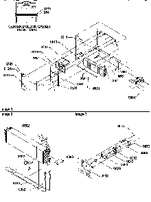 Evaporator And Fan Motor Assemblies Diagram and Parts List for TGI18V1L-P1310801WL  Amana Refrigerator