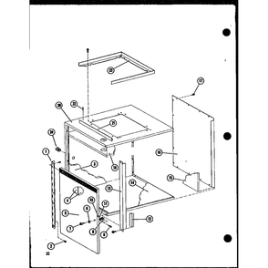 Part Location Diagram of B1204102 Whirlpool Door Hinge