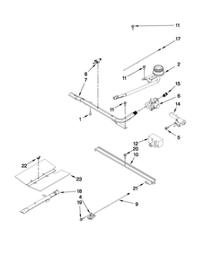 Manifold Parts Diagram and Parts List for CPL1100BDW16  Magic Chef Range