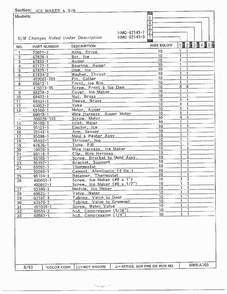 Ice Maker And Bin Page 2 Diagram and Parts List for 62143-0A  Admiral Refrigerator