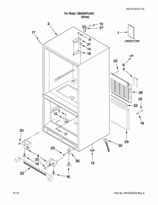 Part Location Diagram of W11649995 Whirlpool VENT