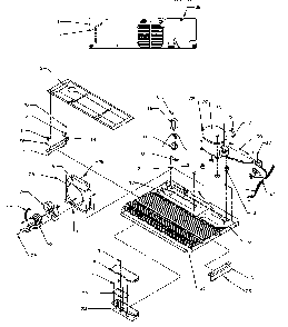 Machine Compartment Diagram and Parts List for SRD20S4W-P1190801WW  Amana Refrigerator