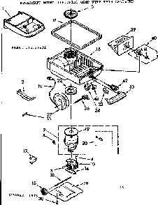 Base Assembly Diagram and Parts List for 11626931  Kenmore Filters & Accessories