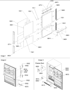 Door Panels & Grille Diagram and Parts List for BB20VPSE-P1321302WE  Amana Refrigerator