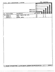 Unit Compartment And System Page 3 Diagram and Parts List for HMG211460  Admiral Refrigerator