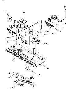 Control Panel Assy Diagram and Parts List for TR25S5L-P1196401WL  Amana Refrigerator