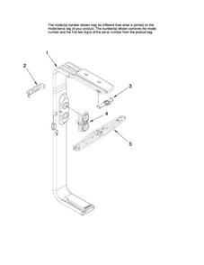 Upper Wash And Rinse Parts Diagram and Parts List for MDBH945AWB3  Maytag Dishwasher