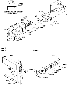 Evaporator And Fan Motor Assemblies Diagram and Parts List for TR25V2L-P1316101WL  Amana Refrigerator