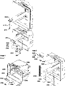 Light Switches & Drain Funnel Diagram and Parts List for BH20S5W-P1196503WW  Amana Refrigerator