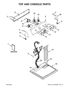 Part Location Diagram of W11041435 Whirlpool SWITCH