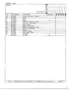 Base Page 3 Diagram and Parts List for 6746A  Norge Washer