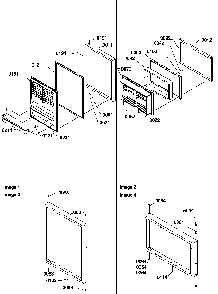 Door Assemblies Diagram and Parts List for TN22AL-P1300703WL  Amana Refrigerator