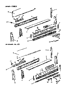 Control Panel Parts Diagram and Parts List for ARR625L-P1130970NL  Amana Range