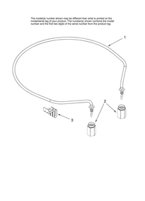 Heater Parts Diagram and Parts List for ADB1500AWQ1  Amana Dishwasher