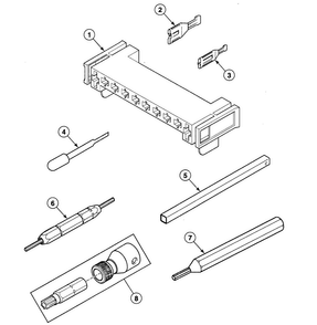 Tools Diagram and Parts List for SDG909QF1124  Speed Queen Dryer