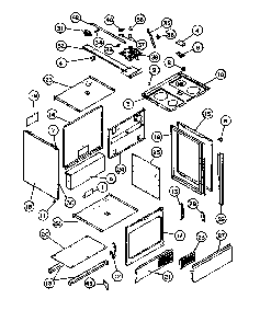 Page 2 Diagram and Parts List for MRR-1000-P8551401S  Amana Microwave Oven Combo