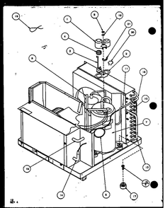 Diagram 4 Diagram and Parts List for 7P2MB P1114103R Amana Air Conditioner
