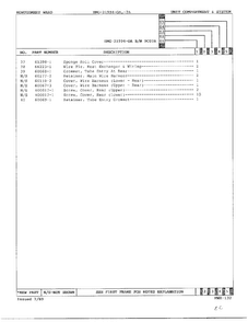 Unit Compartment And System Page 3 Diagram and Parts List for 21994-OA  Admiral Refrigerator