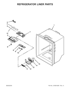Part Location Diagram of WPW10637328 Whirlpool Electronic Control Board