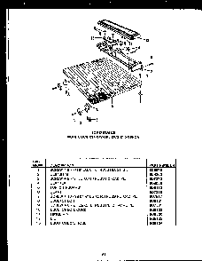 Section 17 Diagram and Parts List for DCS211-1H-OA  Caloric Dishwasher