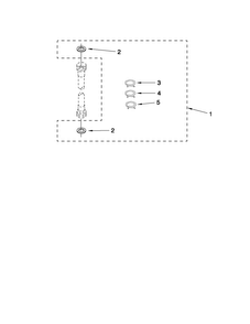 Miscellaneous Parts Diagram and Parts List for MGT3800XW0  Maytag Washer Dryer Combo