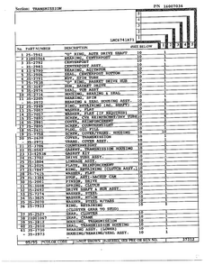 Transmission Page 2 Diagram and Parts List for 6741A  Norge Washer