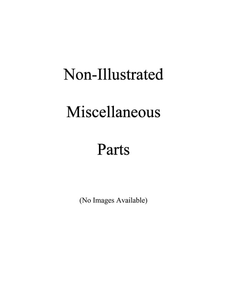Miscellaeous Information Diagram and Parts List for ALG643RAW-PALG643*  Amana Dryer